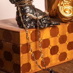 LIMOGES BOX IN THE IMAGE OF AN EAGER TO PLEASE SCOTTISH TERRIER