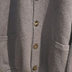 Vintage Hathaway 100% Alpaca Cardigan Sweater XL 