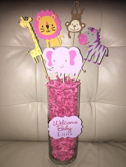 Baby Shower or Birthday party Animal Centerpiece