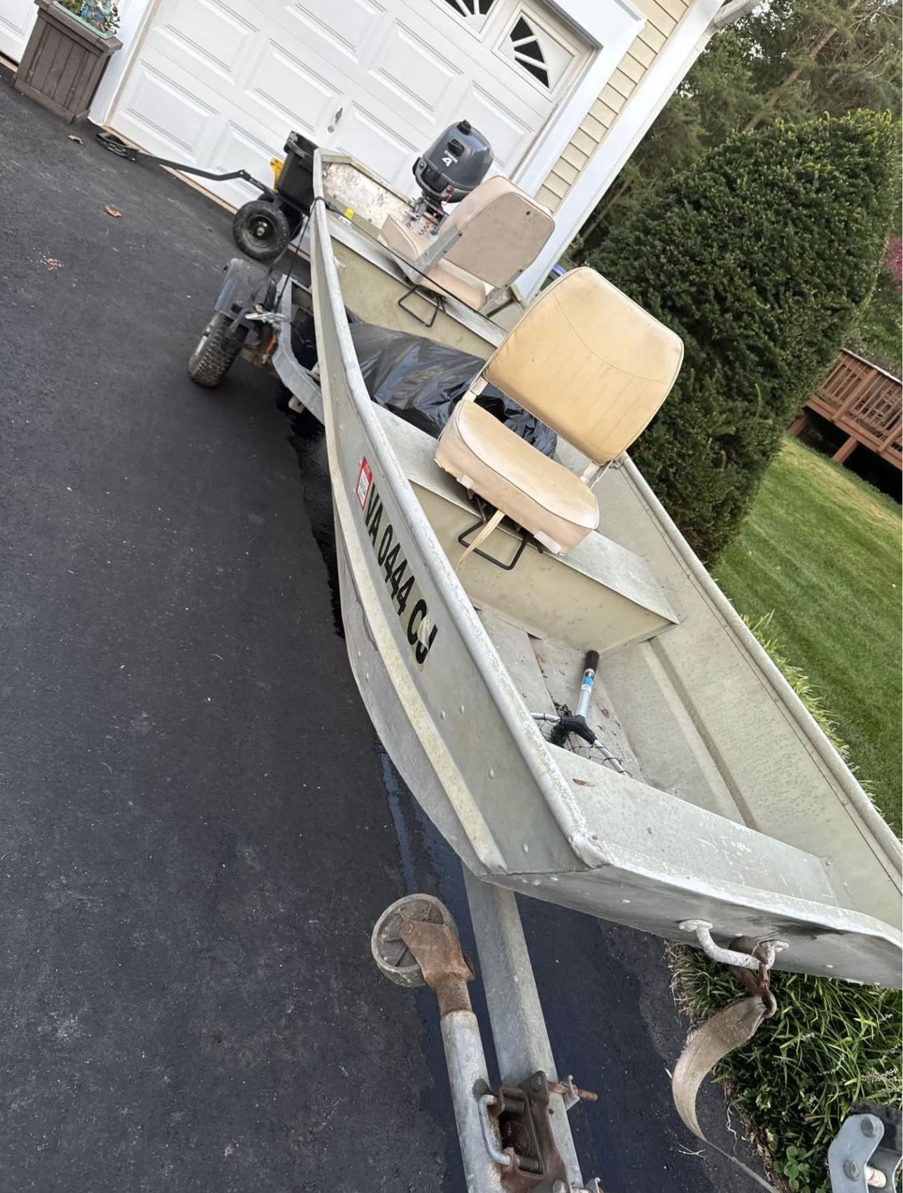 12’ Aluminum Jon Boat