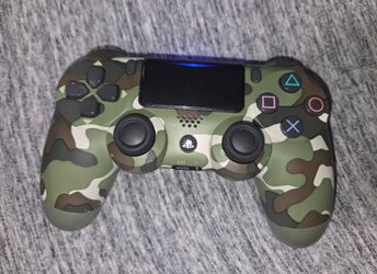 PS4 DualShock 4 Controller Green Camo