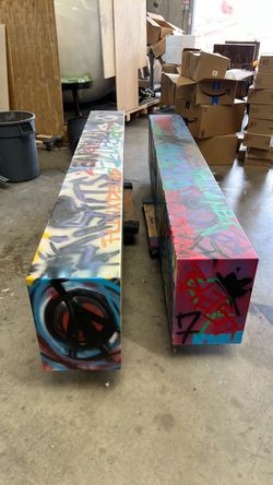 Graffiti benches