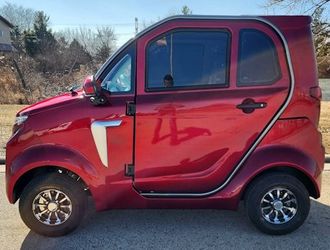 NEW 2 Door 3 Seater Coco Joker 60v Electric Golf Cart - Red
