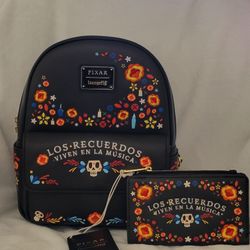 Loungefly Disney COCO backpack and wallet 