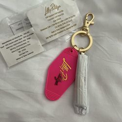 NWT Lilly Pulitzer Pink Tassel May 2024 Key Chain