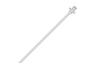 3 CTW Diamond Tennis Bracelet – 14K White Gold – 7”