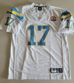 Phillip Rivers #17 San Diego Chargers AFL 50th Anniversary Jersey XL Brand New