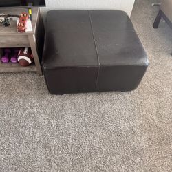 Leather Centre Table And Swivel Office Chair