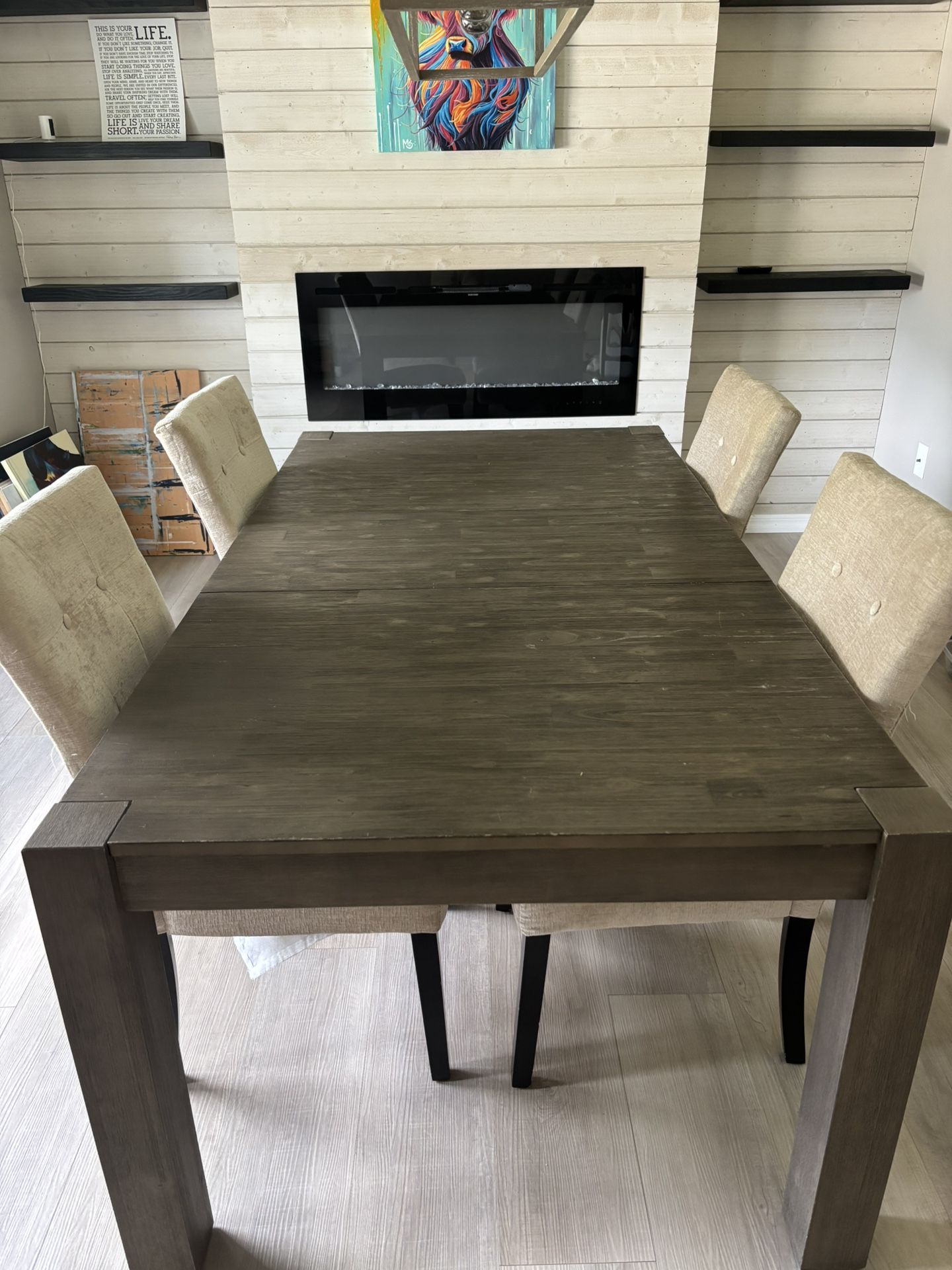 Dining Table And Four Chairs