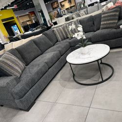 Long “L” Shape Sectional  ✨ Easy Financing Available ✨ No Credit Needed 