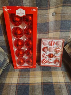 Christmas Glass Ornaments 