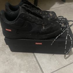 Black Supreme Air Force 1 