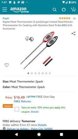Meat thermometer, new in box
