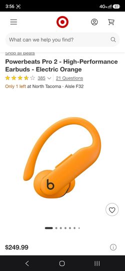 Powerbeats Pro 2 - High-Performance Earbuds - Electric Orange