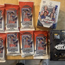 FOR Fabio 7 $10 Baseball Packs 2 Boxes Of Soccer 