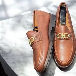 Salvatore Ferregamo Men's Leather Loafers 
