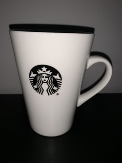 Tall Starbucks Black Logo Mermaid Coffee Tea Cup Mug 16 oz