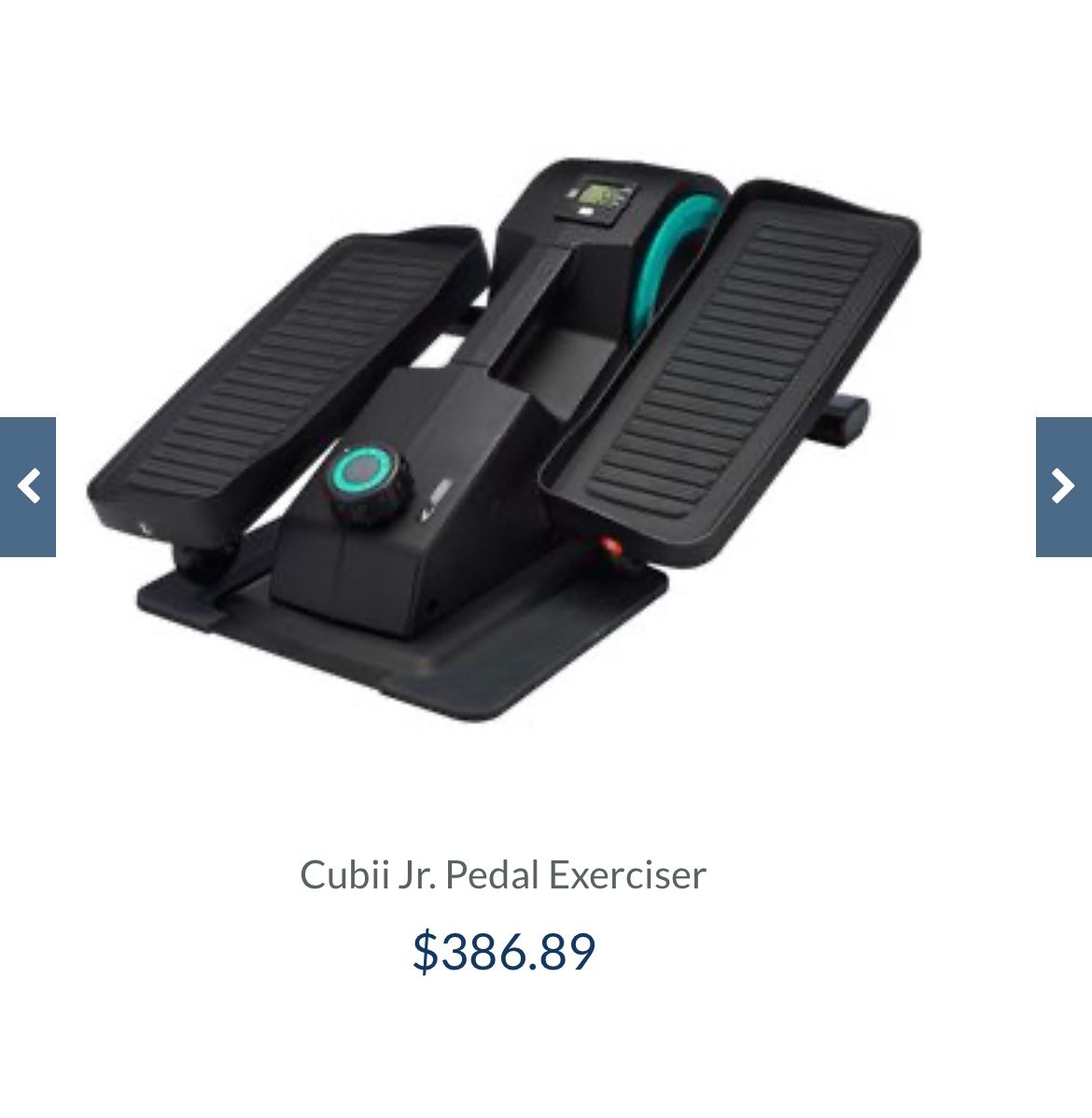 Sit Down Pedal Exerciser Cubii Jr.