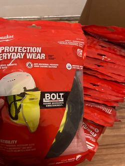 Milwaukee BOLT Yellow High Visibility Mesh Sunshade with 50+UPF UV Protection