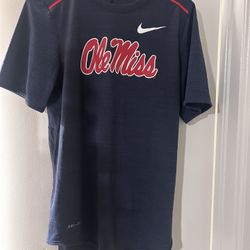 Nike Ole Miss Dri Fit Shirt Men’s XS University Of Mississippi Rebels