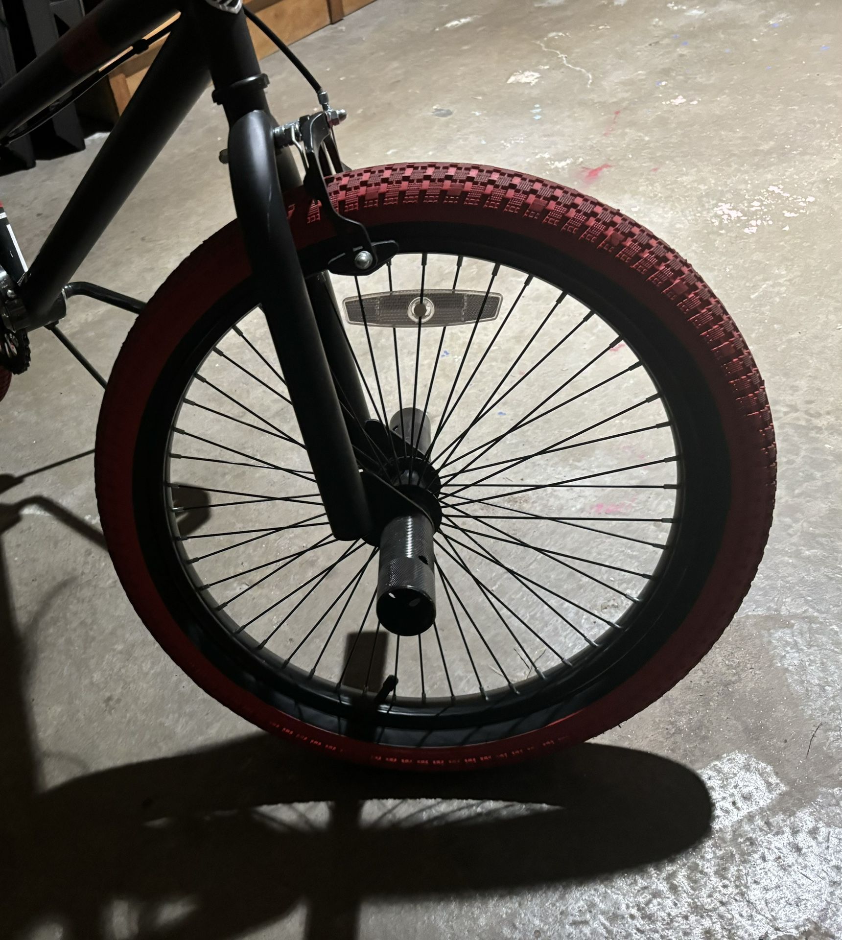 Red (BMX) bike