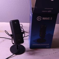 Elgato Wave:3 - Premium Studio Quality USB Condenser Microphone for Streaming