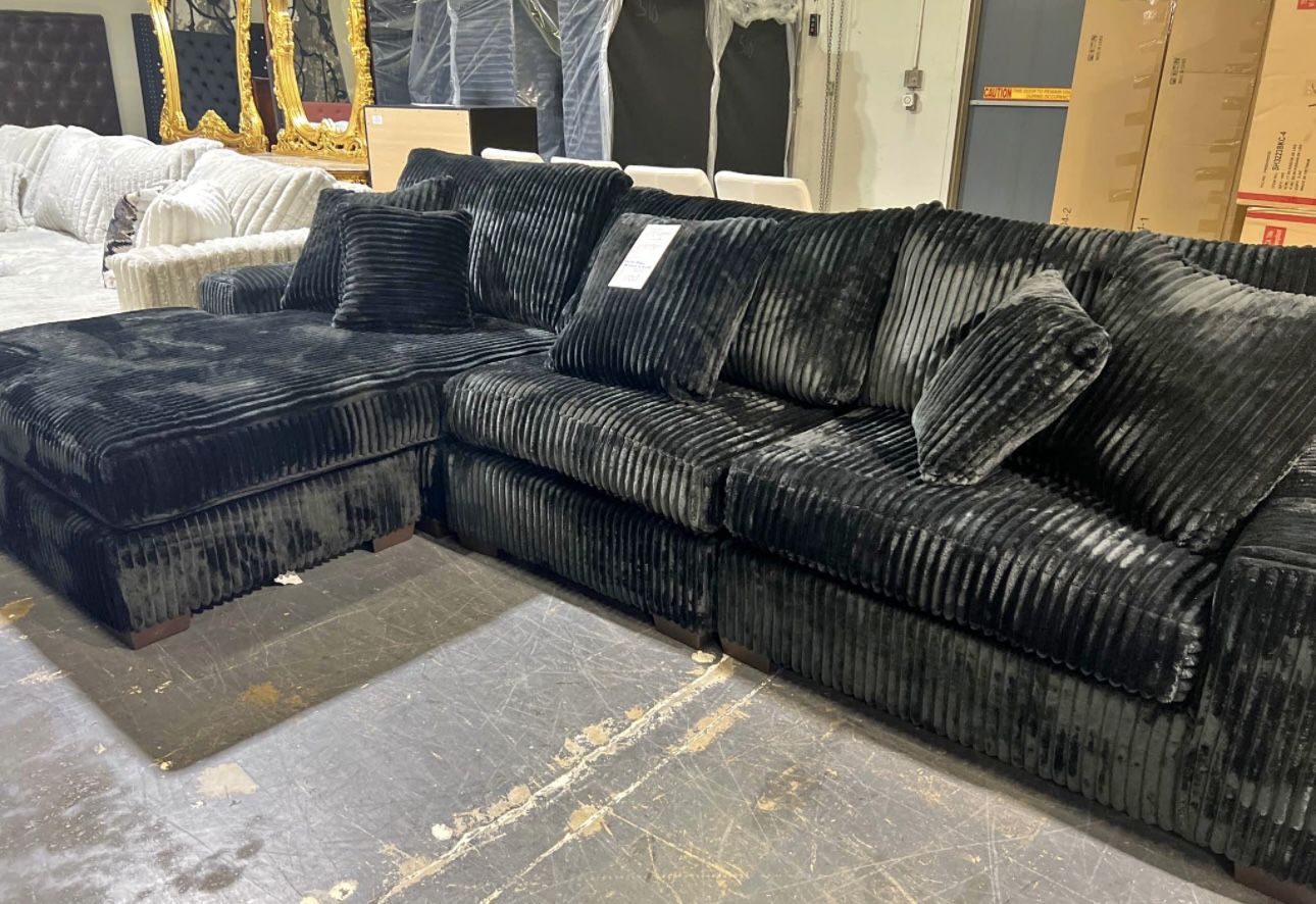Sectional Chaise Sofa Reclining Fabeic 