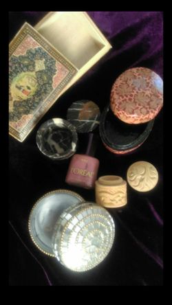 5 BOHO INDIA ASIAN TRINKET BOX COLLECTION