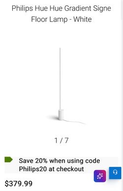 Philips Hue Gradient Signe Floor Lamp