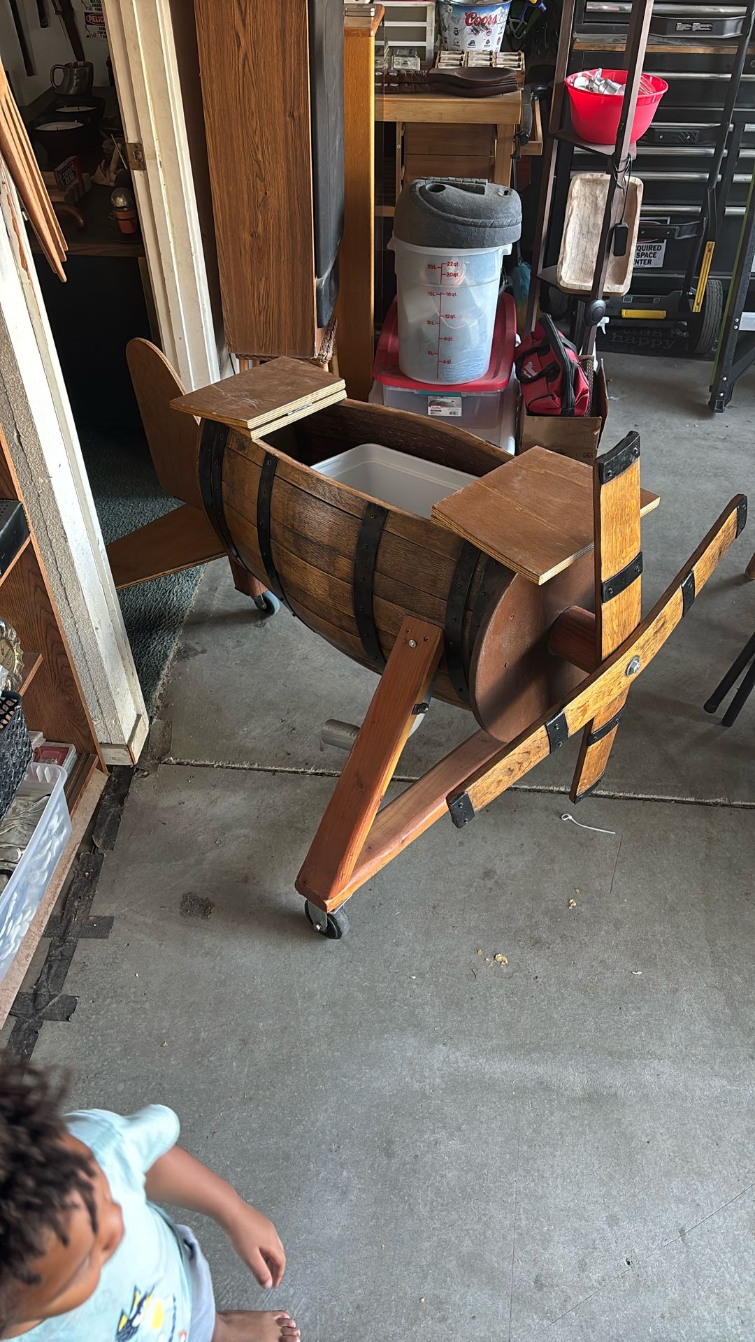 Barrel Airplane Ice Chest 