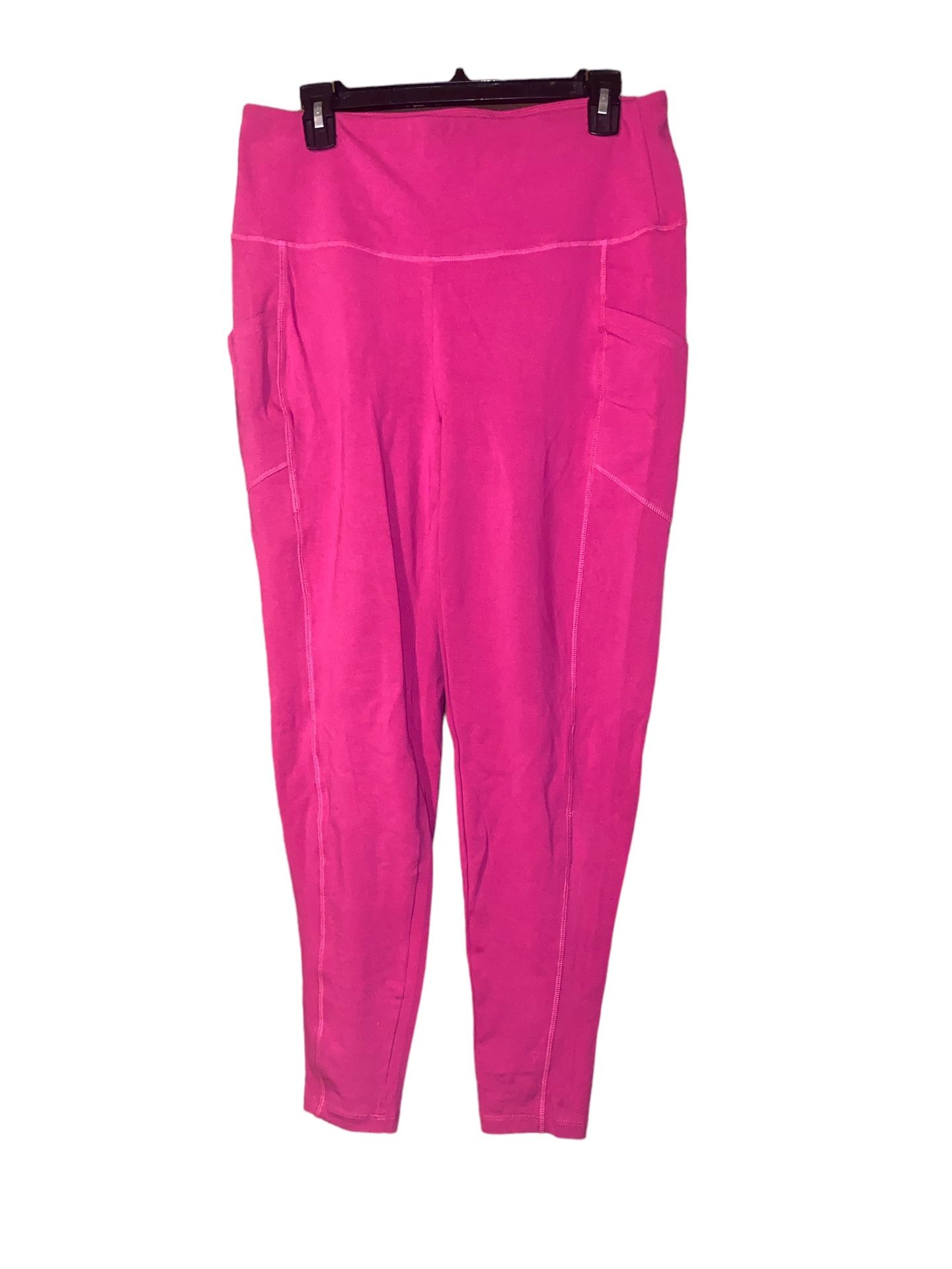 New 2X Hot Pink Leggings With Pockets