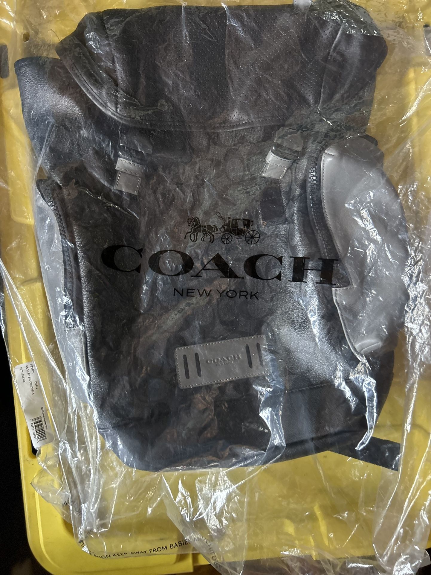 Coach Bag (Back Pack) New
