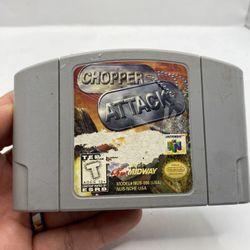 Chopper Attack - Nintendo 64 - Authentic - N64 - Tested & Working