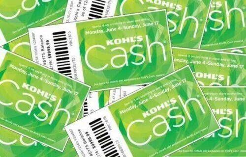 $180 Kohl's Cash Valid 11/28/2020 - 12/09/2020