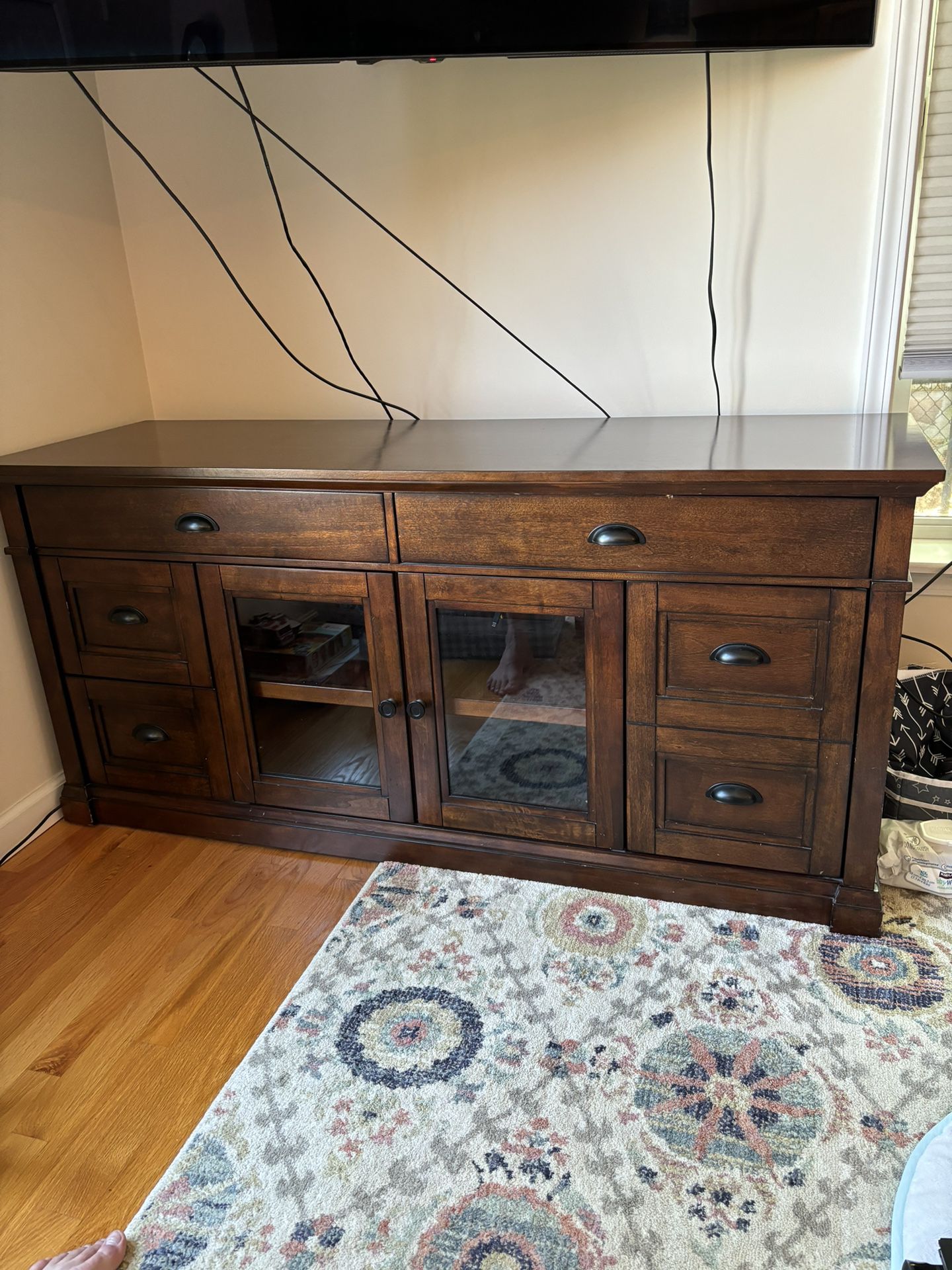 Brown TV Stand / Media Center