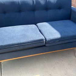 Contemporary Sofa - Navy Blue Color - Great condition!