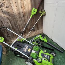 Complete Set of 40v Landscaping Tools