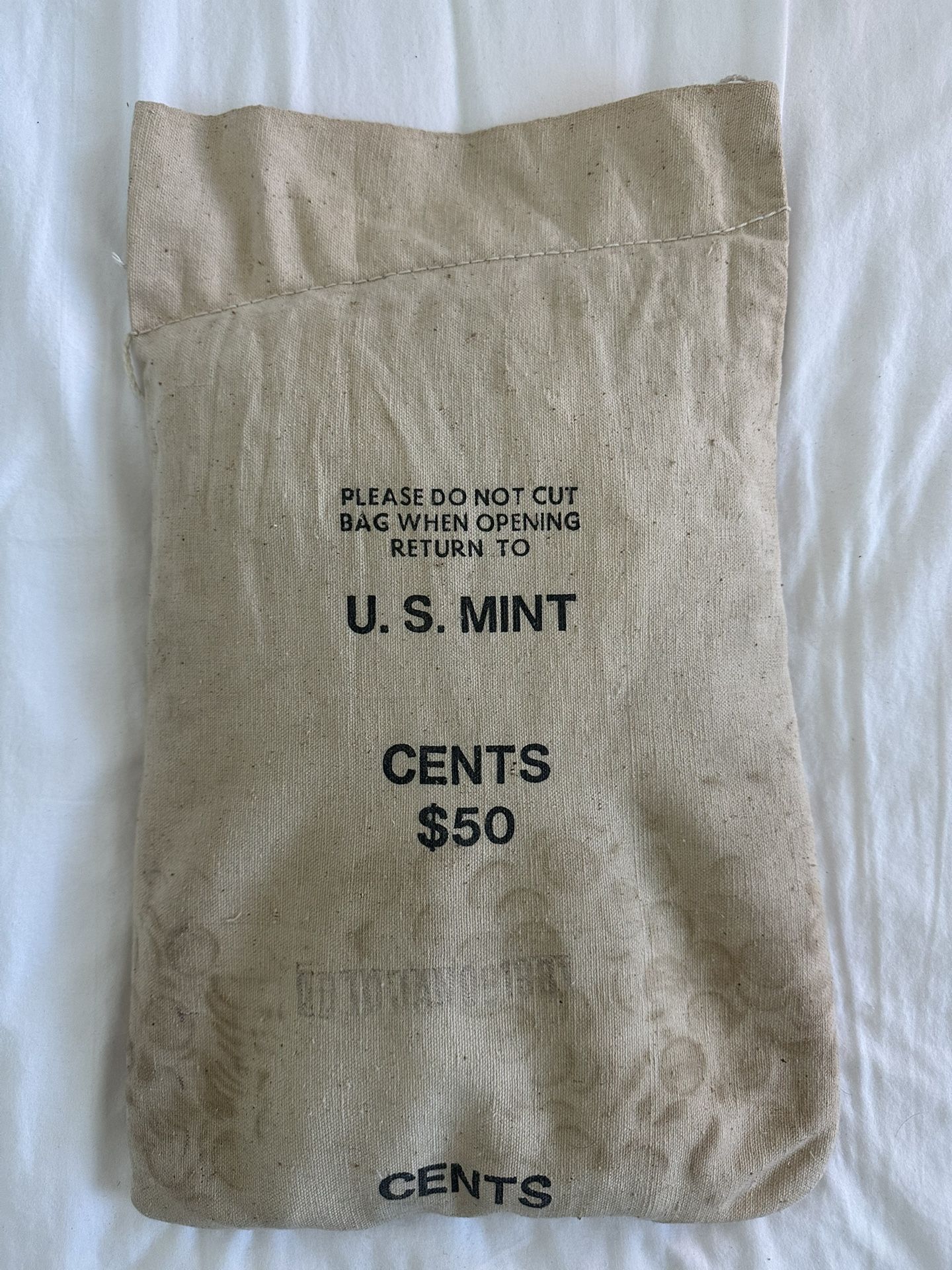 198-D Lincoln Cent U.S.  Mint Sealed Bag