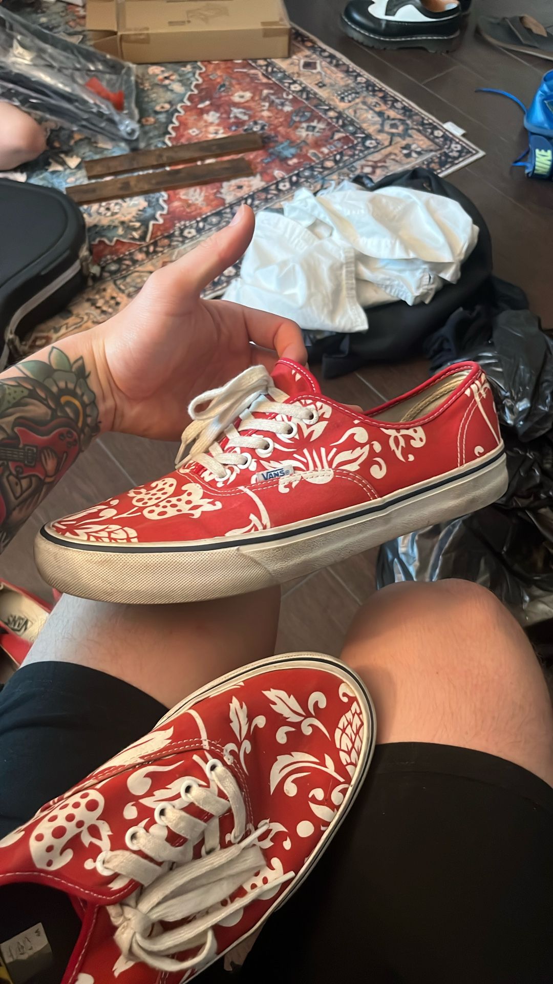 50th Anniversary floral Vans
