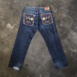 Vintage Y2K Red Monkey Jeans 