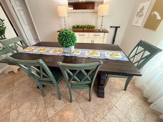 Completely Wood Barn Table