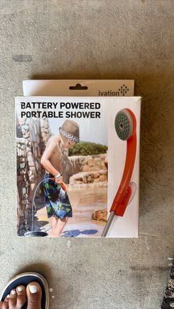 Ivation Battery Powered Portable Shower