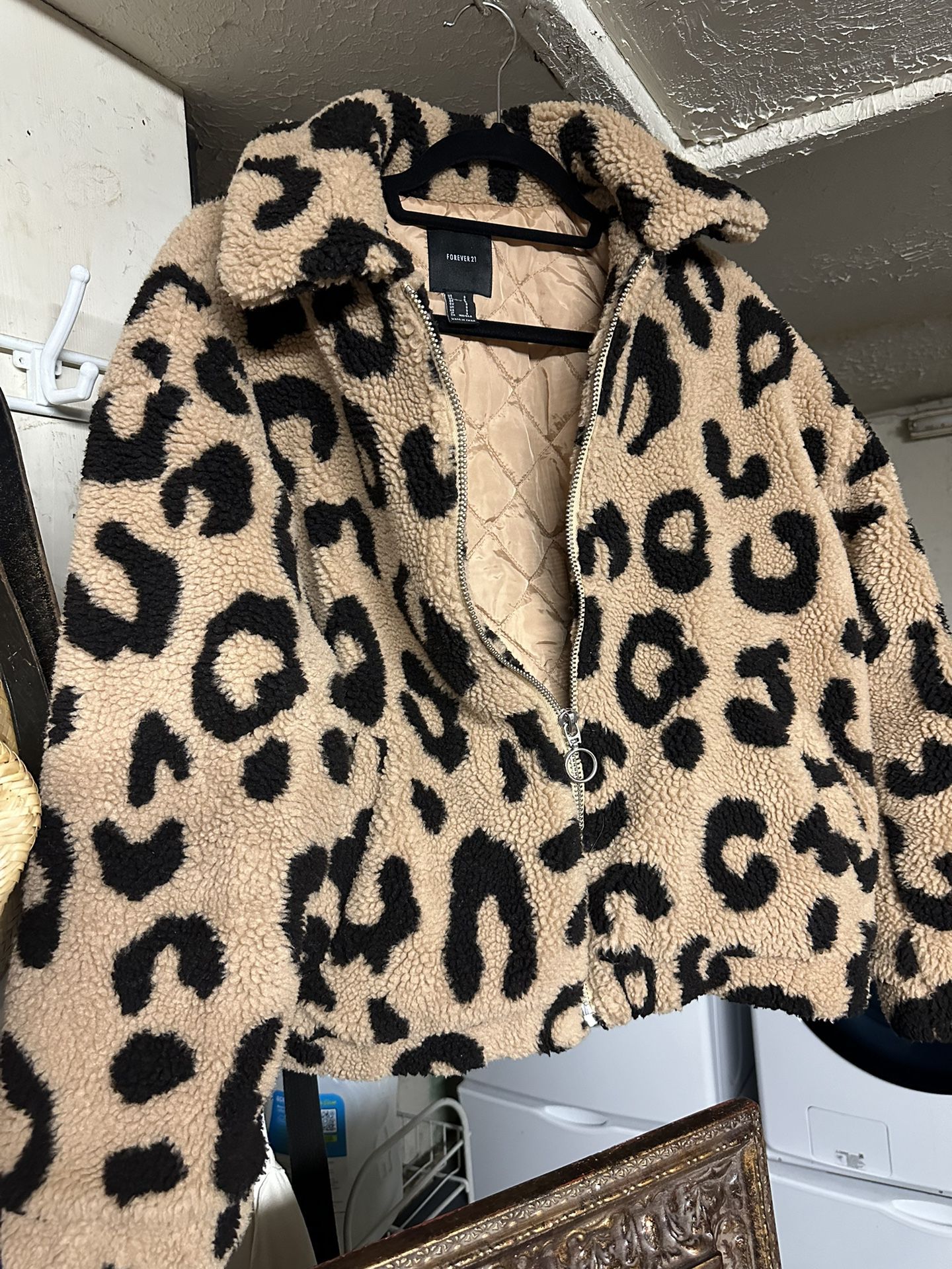 Forever 21 leopard jacket