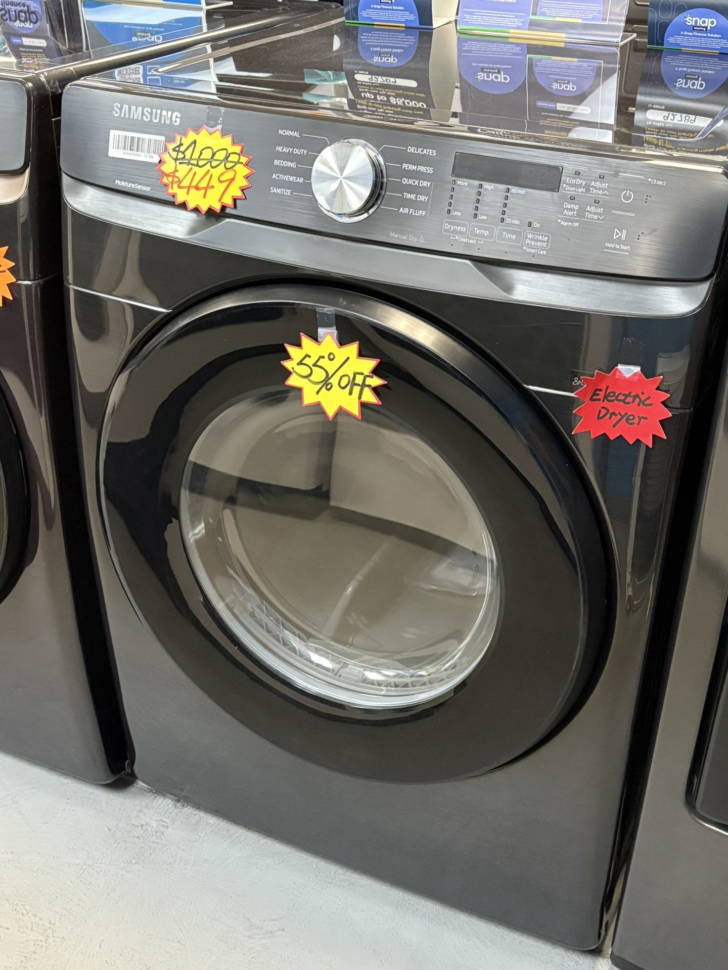🔥Samsung 7.5 cu.ft Electric Dryer in Black🔥