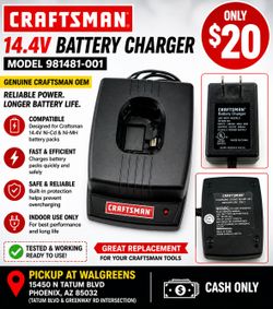 Craftsman 14.4V Battery Charger 981481-001