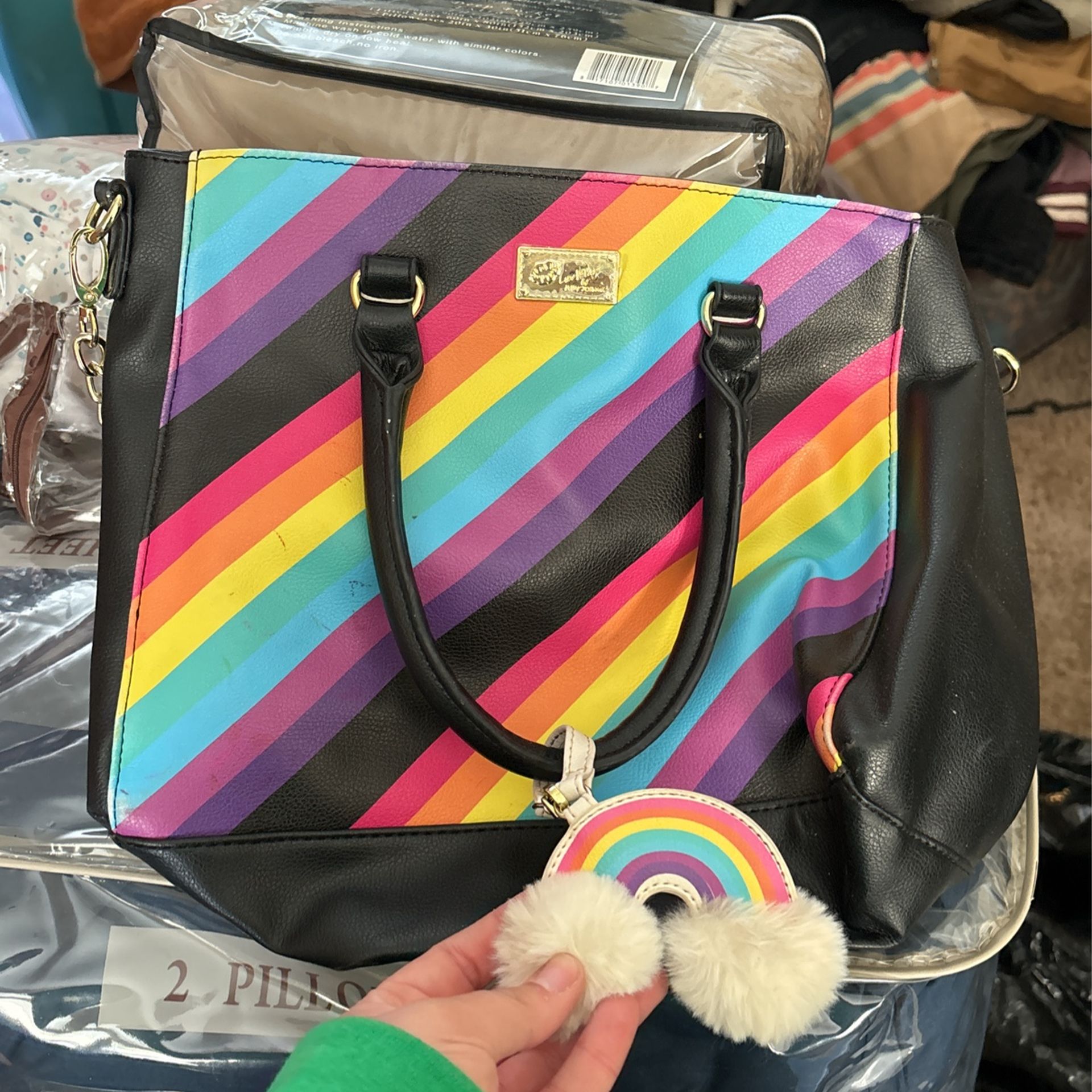 Betsey Johnson Rainbow Pride Purse