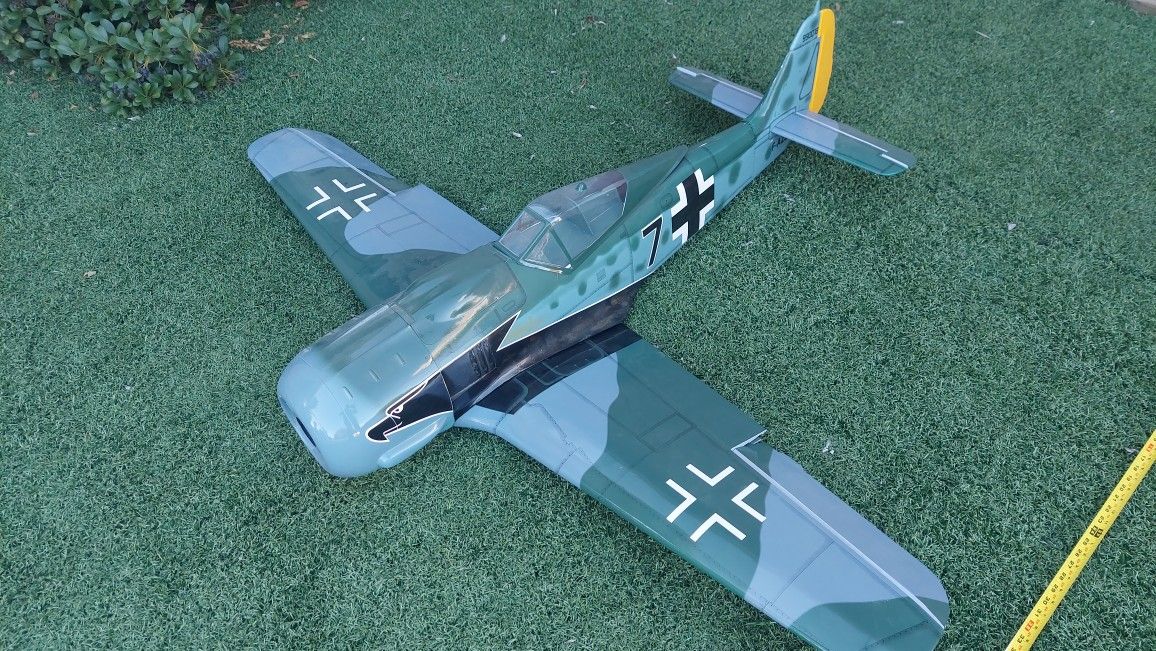 Rc Airplane Black Horse Focke Wulf Fw-190 G.