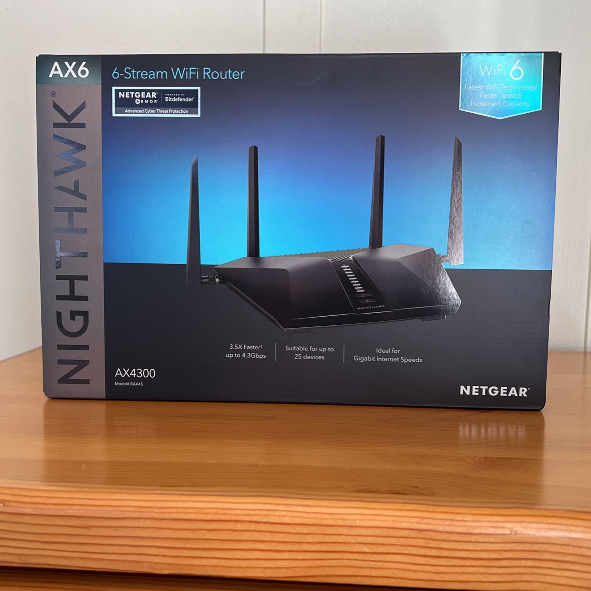 WIFI 6 Router | Netgear Nighthawk AX4300