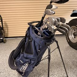 Full 14 Club Golf Set w/ Titleist 716 Ap1 Irons, Vokey Wedges, And Woods (no Putter)