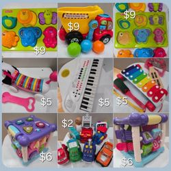 Assorted Baby & Toddler Toys – Educational & Musical